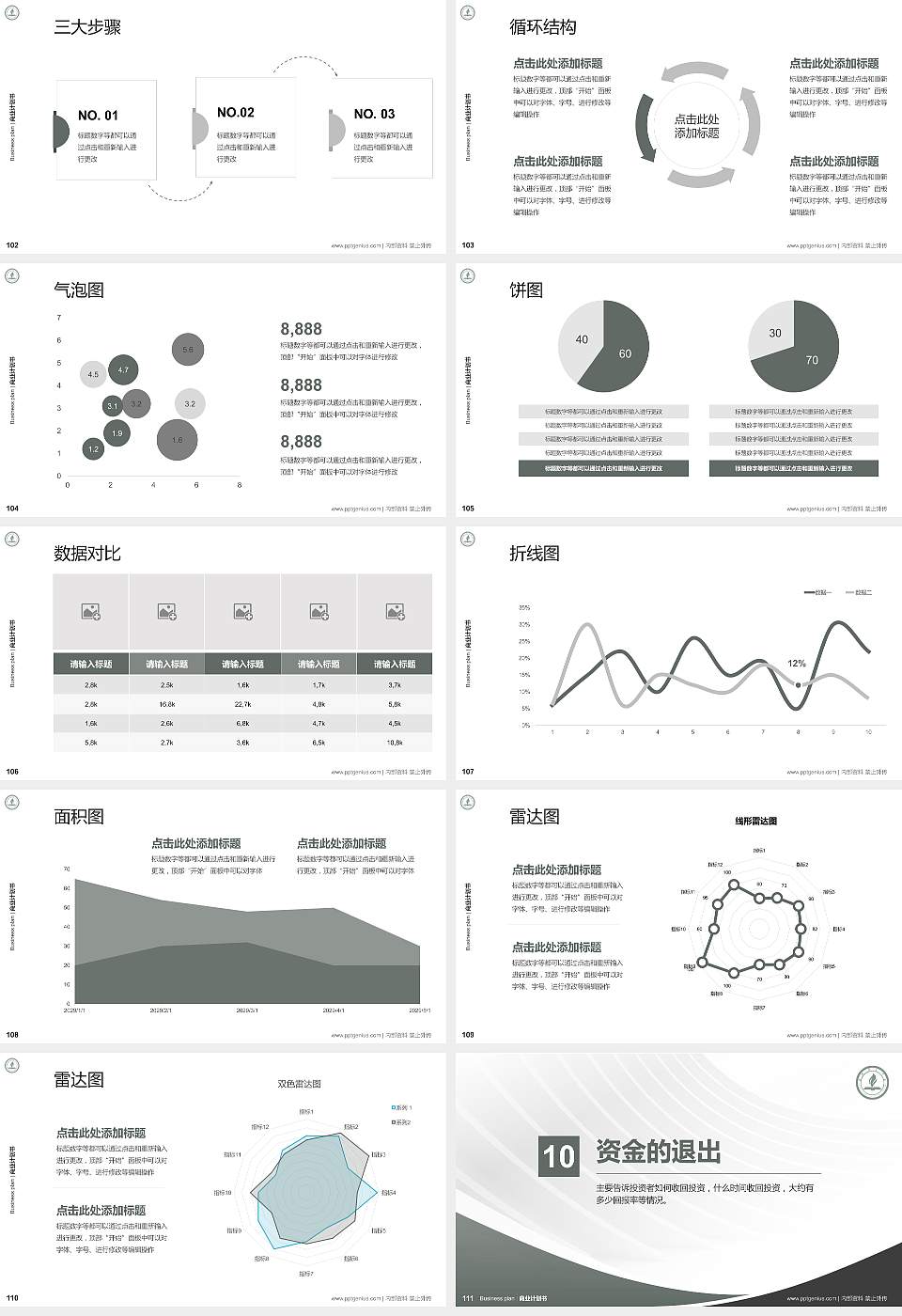 永城职业学院专用全国大学生互联网+创新创业大赛计划书/路演/网评PPT模板16:9格式幻灯片预览图12