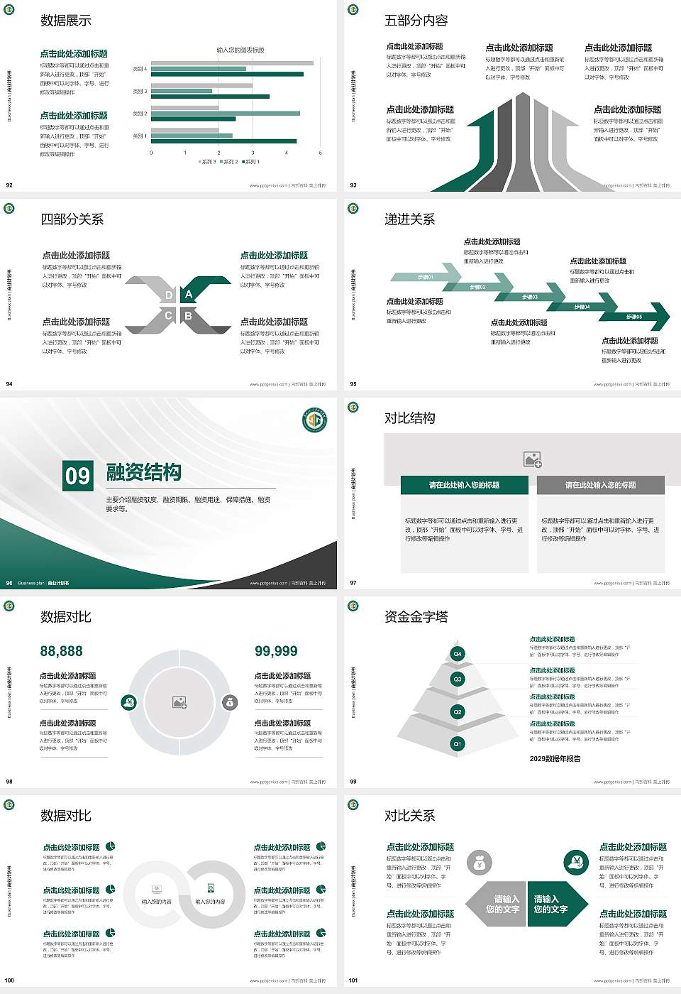 贵州工程应用技术学院专用全国大学生互联网+创新创业大赛计划书/路演/网评PPT模板16:9格式幻灯片预览图11