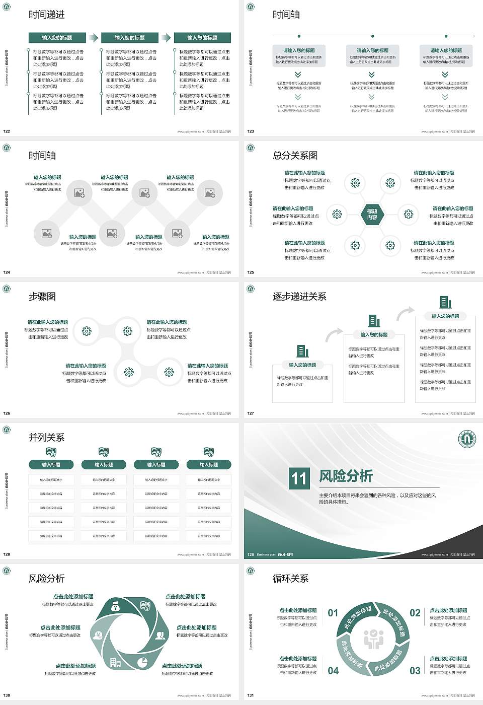 石家庄经济学院专用全国大学生互联网+创新创业大赛计划书/路演/网评PPT模板16:9格式幻灯片预览图14
