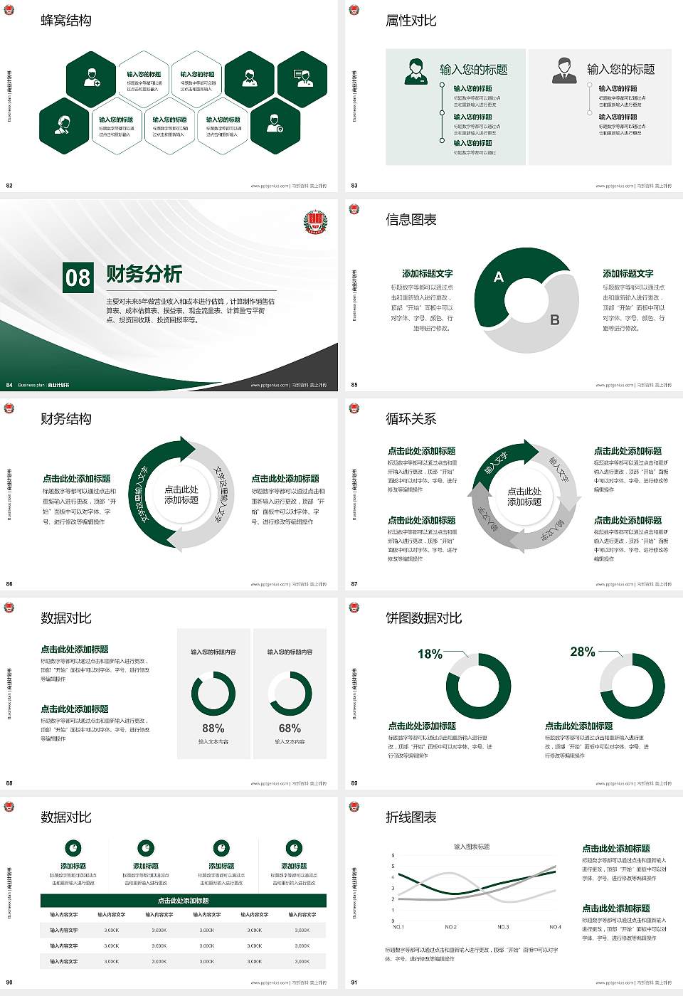 渭南师范学院专用全国大学生互联网+创新创业大赛计划书/路演/网评PPT模板16:9格式幻灯片预览图10