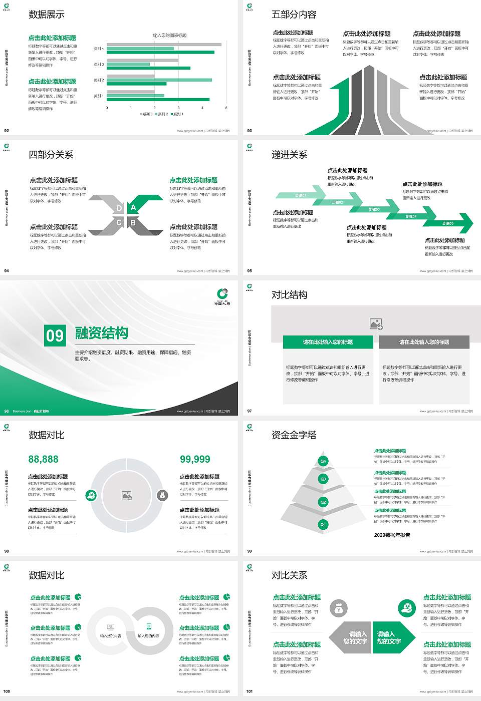 保险职业学院专用全国大学生互联网+创新创业大赛计划书/路演/网评PPT模板16:9格式幻灯片预览图11