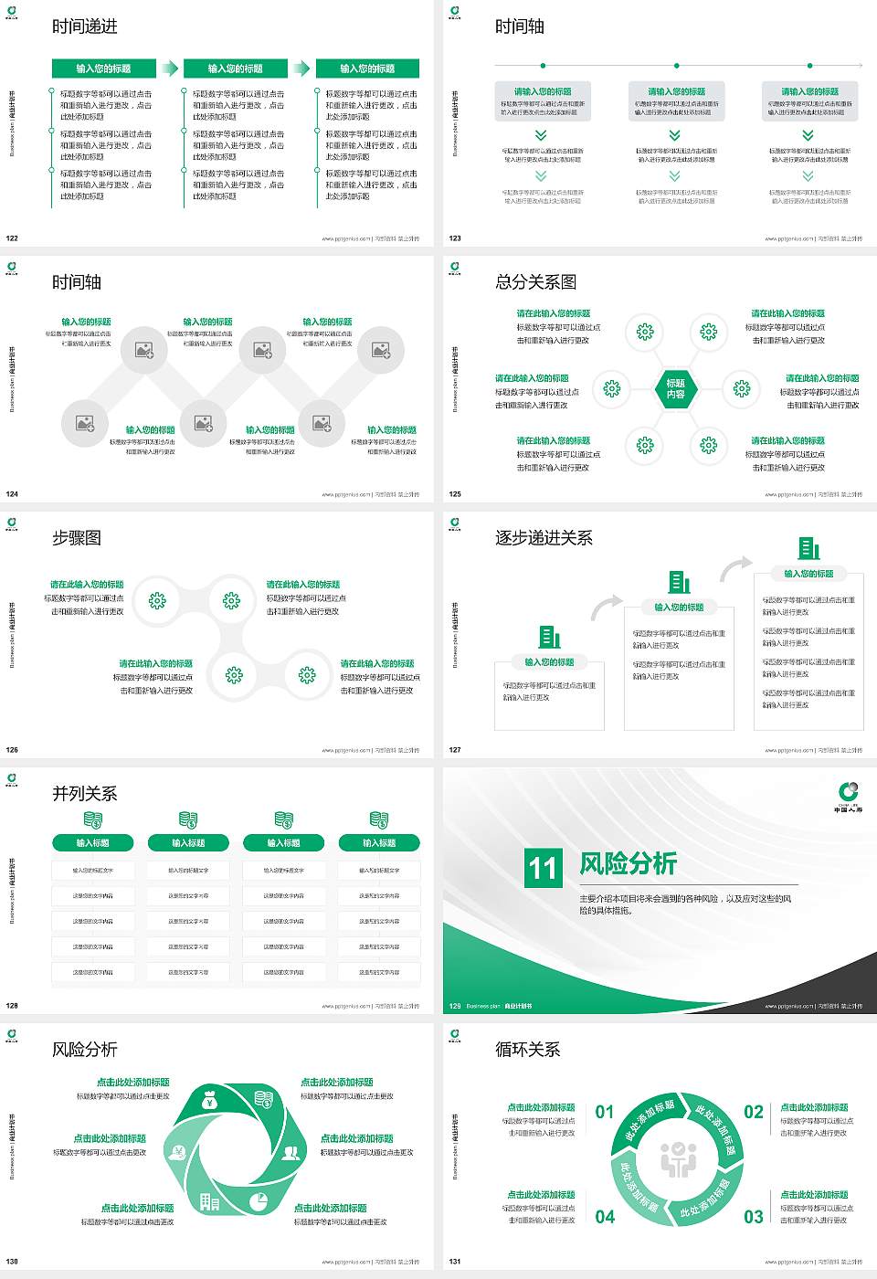 保险职业学院专用全国大学生互联网+创新创业大赛计划书/路演/网评PPT模板16:9格式幻灯片预览图14