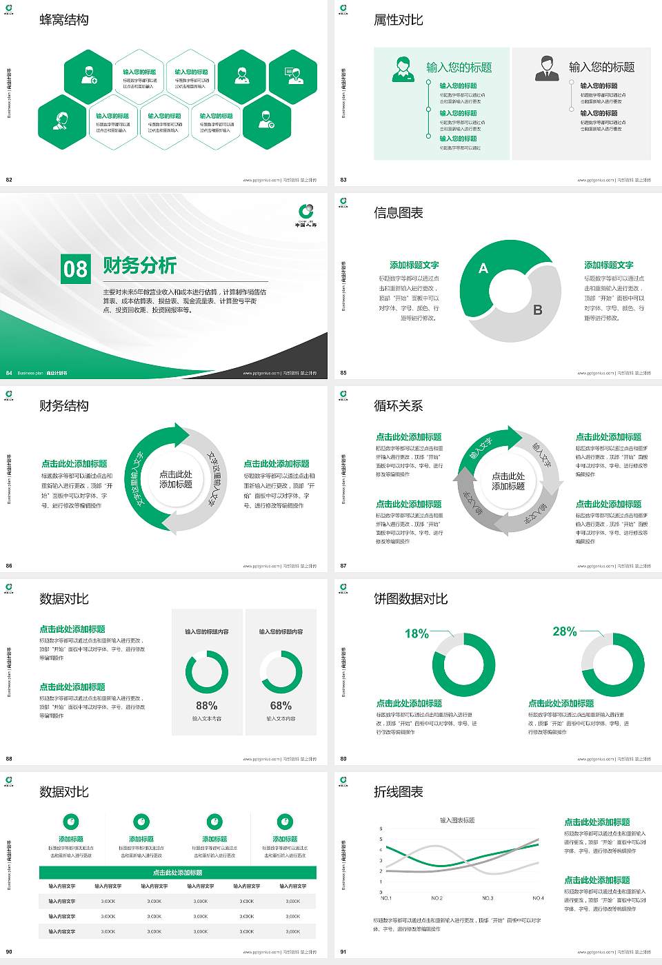 保险职业学院专用全国大学生互联网+创新创业大赛计划书/路演/网评PPT模板16:9格式幻灯片预览图10