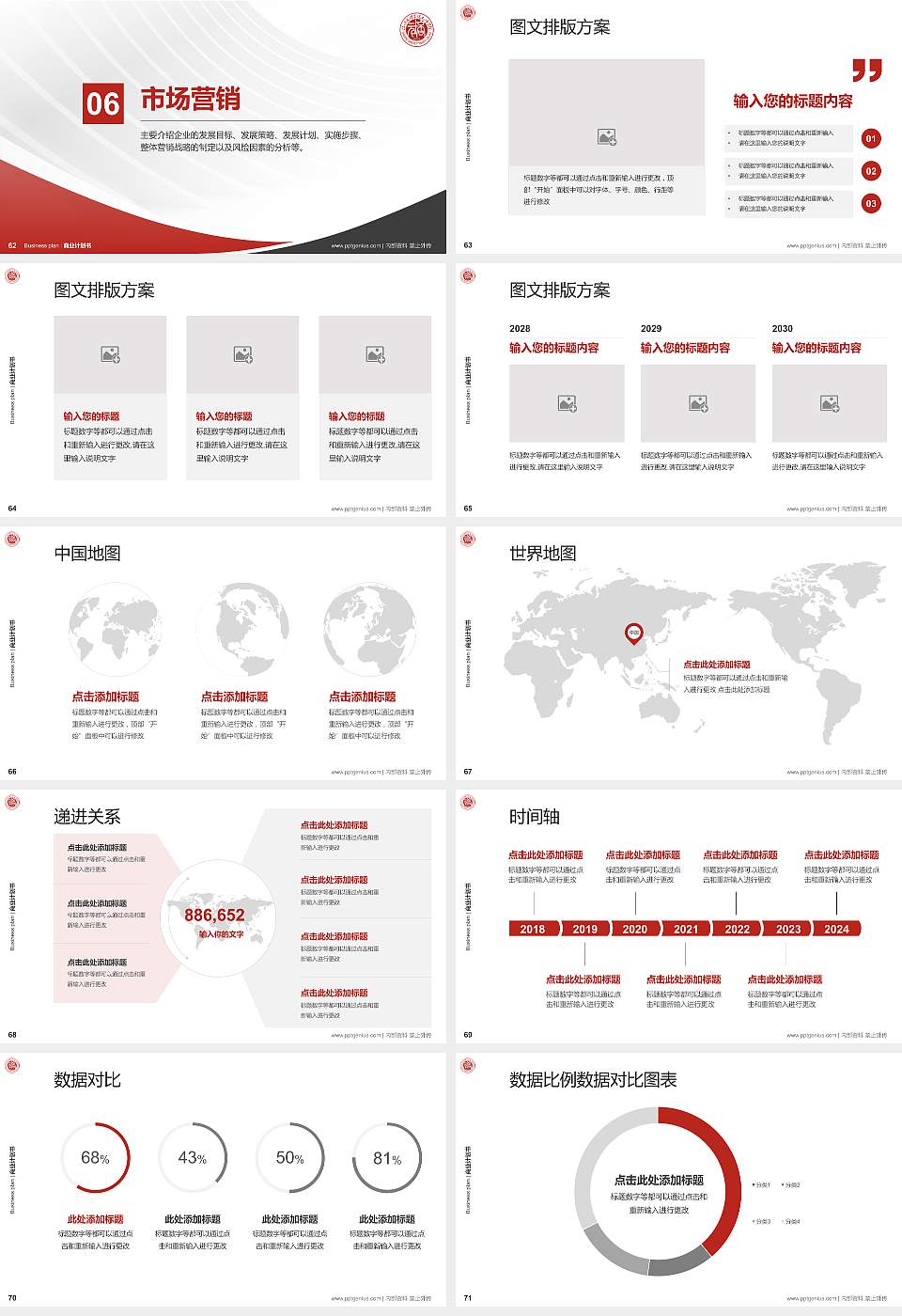 绍兴文理学院元培学院专用全国大学生互联网+创新创业大赛计划书/路演/网评PPT模板16:9格式幻灯片预览图8