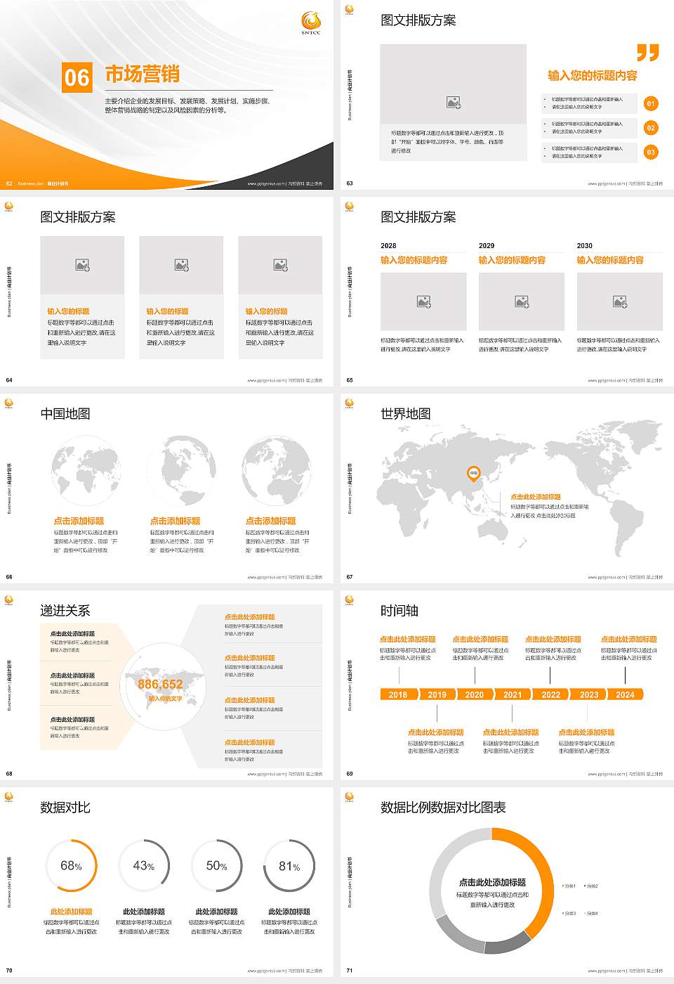 陕西旅游烹饪职业学院专用全国大学生互联网+创新创业大赛计划书/路演/网评PPT模板16:9格式幻灯片预览图8
