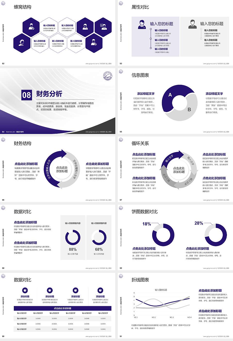 河北科技师范学院专用全国大学生互联网+创新创业大赛计划书/路演/网评PPT模板16:9格式幻灯片预览图10