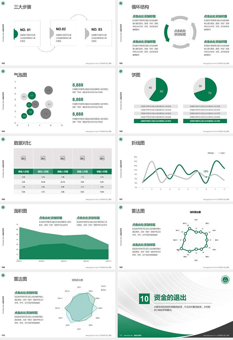 丽水职业技术学院专用全国大学生互联网+创新创业大赛计划书/路演/网评PPT模板16:9格式幻灯片预览图12