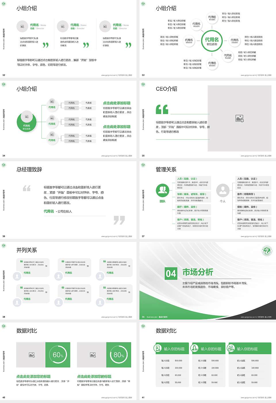 濮阳职业技术学院专用全国大学生互联网+创新创业大赛计划书/路演/网评PPT模板16:9格式幻灯片预览图5