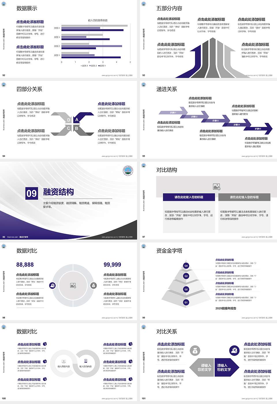 长江大学专用全国大学生互联网+创新创业大赛计划书/路演/网评PPT模板16:9格式幻灯片预览图11