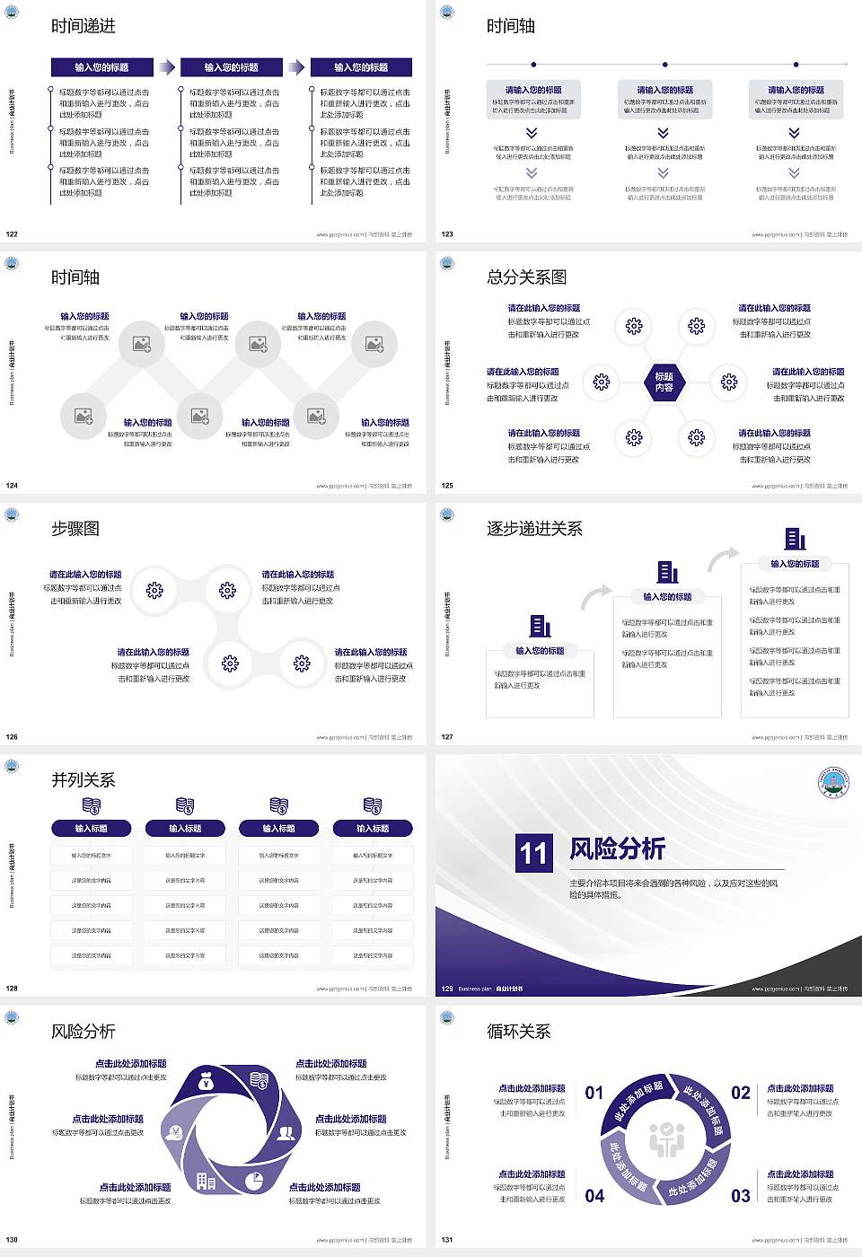 长江大学专用全国大学生互联网+创新创业大赛计划书/路演/网评PPT模板16:9格式幻灯片预览图14