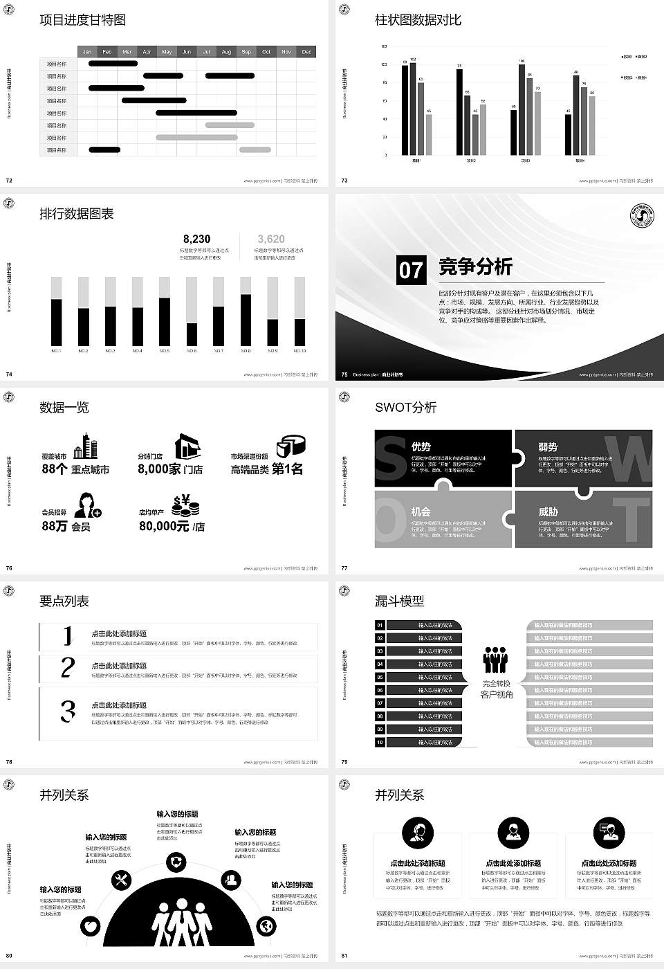 辽宁工程技术大学专用全国大学生互联网+创新创业大赛计划书/路演/网评PPT模板16:9格式幻灯片预览图9