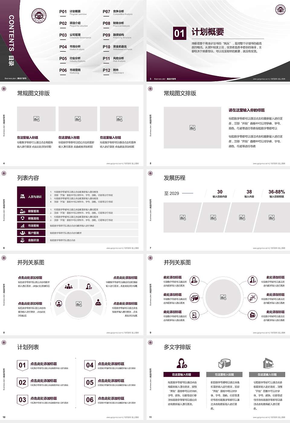湖南中医药大学专用全国大学生互联网+创新创业大赛计划书/路演/网评PPT模板16:9格式幻灯片预览图2