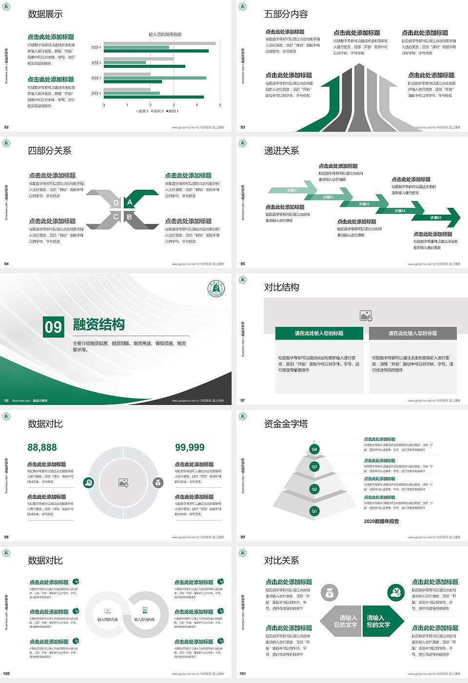 湖北大学知行学院专用全国大学生互联网+创新创业大赛计划书/路演/网评PPT模板16:9格式幻灯片预览图11