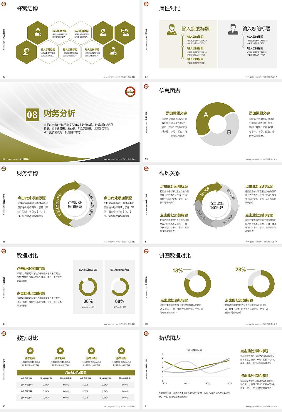 沈阳药科大学专用全国大学生互联网+创新创业大赛计划书/路演/网评PPT模板16:9格式幻灯片预览图10