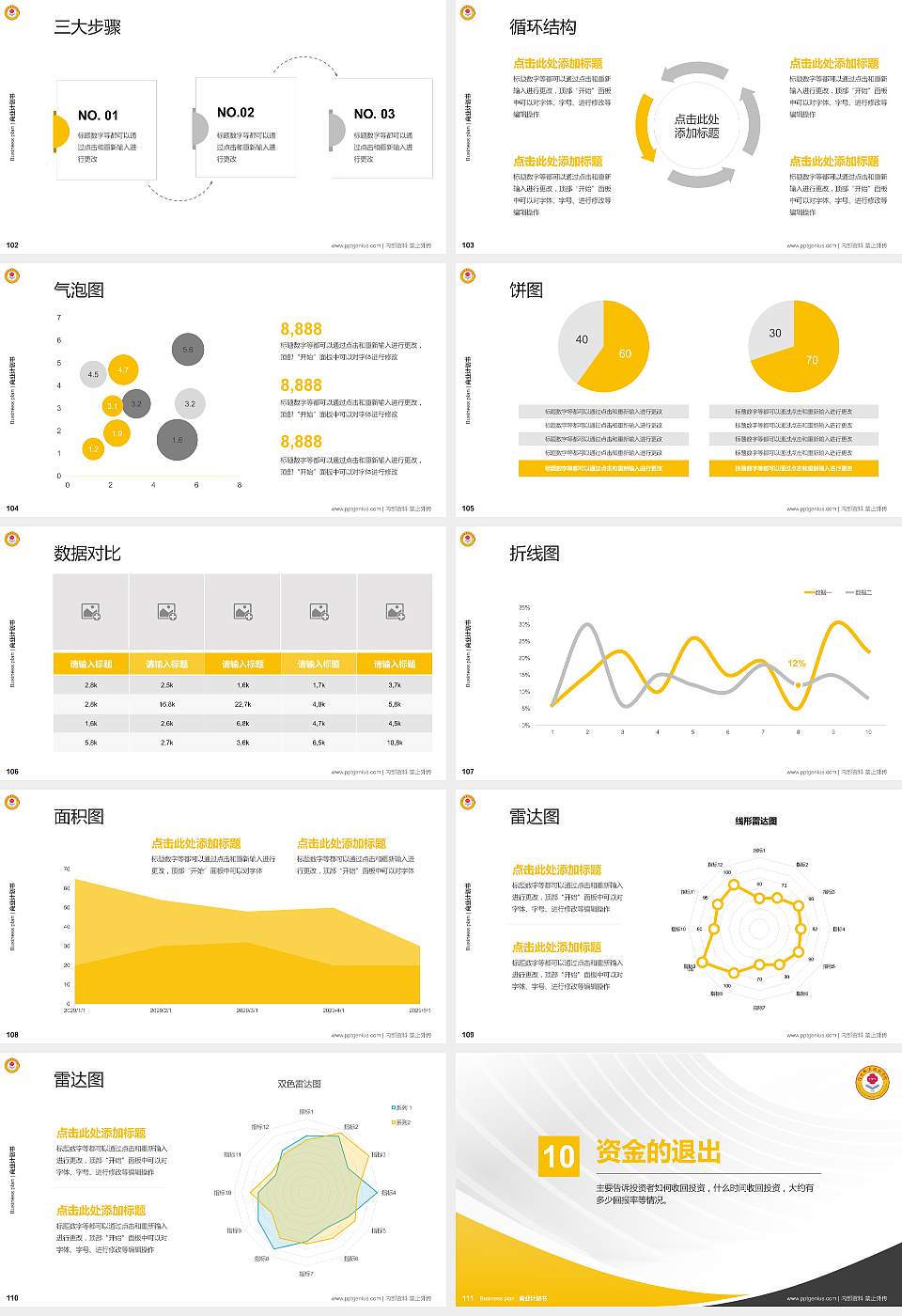 信阳职业技术学院专用全国大学生互联网+创新创业大赛计划书/路演/网评PPT模板16:9格式幻灯片预览图12