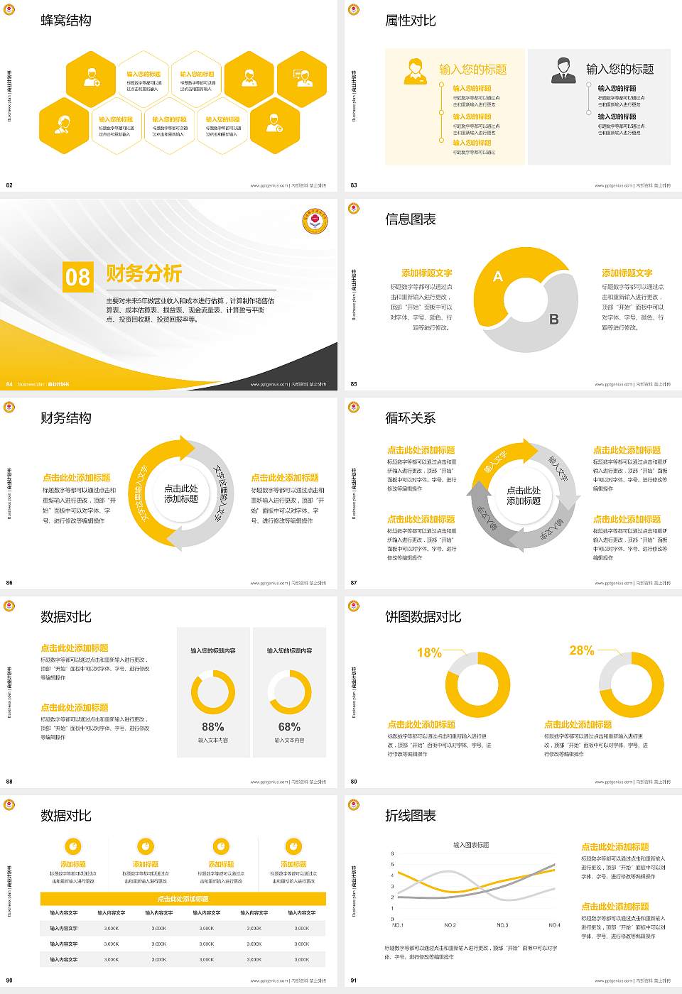 信阳职业技术学院专用全国大学生互联网+创新创业大赛计划书/路演/网评PPT模板16:9格式幻灯片预览图10