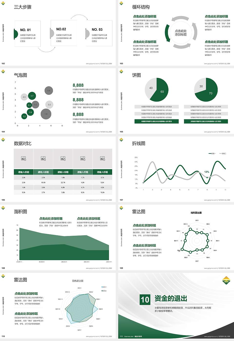 台州职业技术学院专用全国大学生互联网+创新创业大赛计划书/路演/网评PPT模板16:9格式幻灯片预览图12