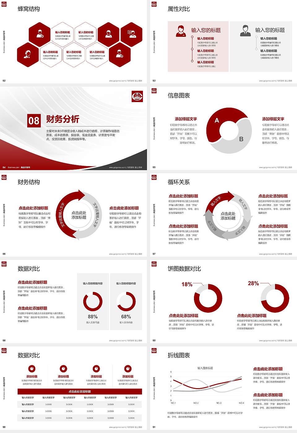 西安铁路工程职工大学专用全国大学生互联网+创新创业大赛计划书/路演/网评PPT模板16:9格式幻灯片预览图10