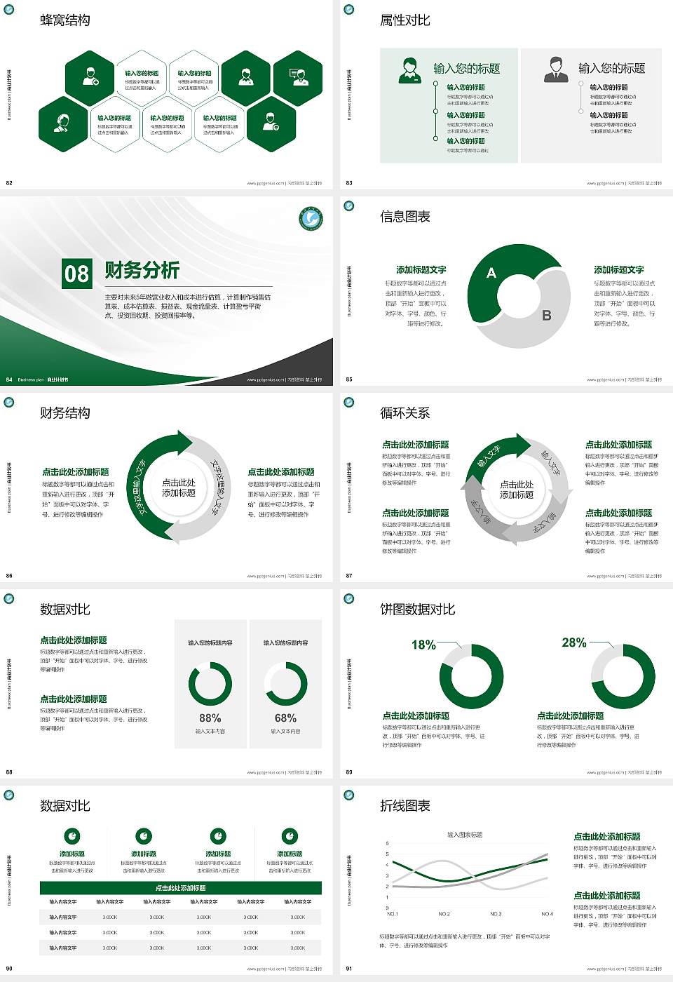 武汉科技大学专用全国大学生互联网+创新创业大赛计划书/路演/网评PPT模板16:9格式幻灯片预览图10