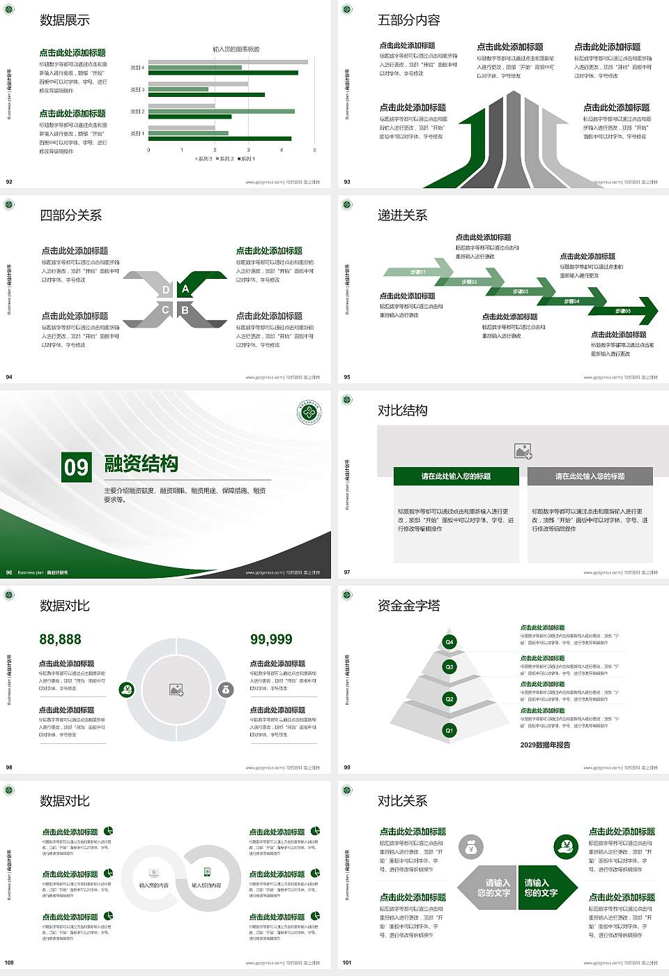 重庆能源职业学院专用全国大学生互联网+创新创业大赛计划书/路演/网评PPT模板16:9格式幻灯片预览图11