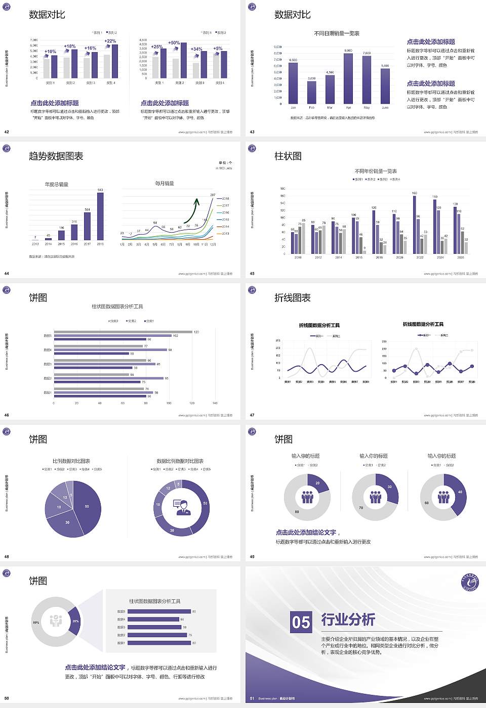 石家庄财经职业学院专用全国大学生互联网+创新创业大赛计划书/路演/网评PPT模板16:9格式幻灯片预览图6