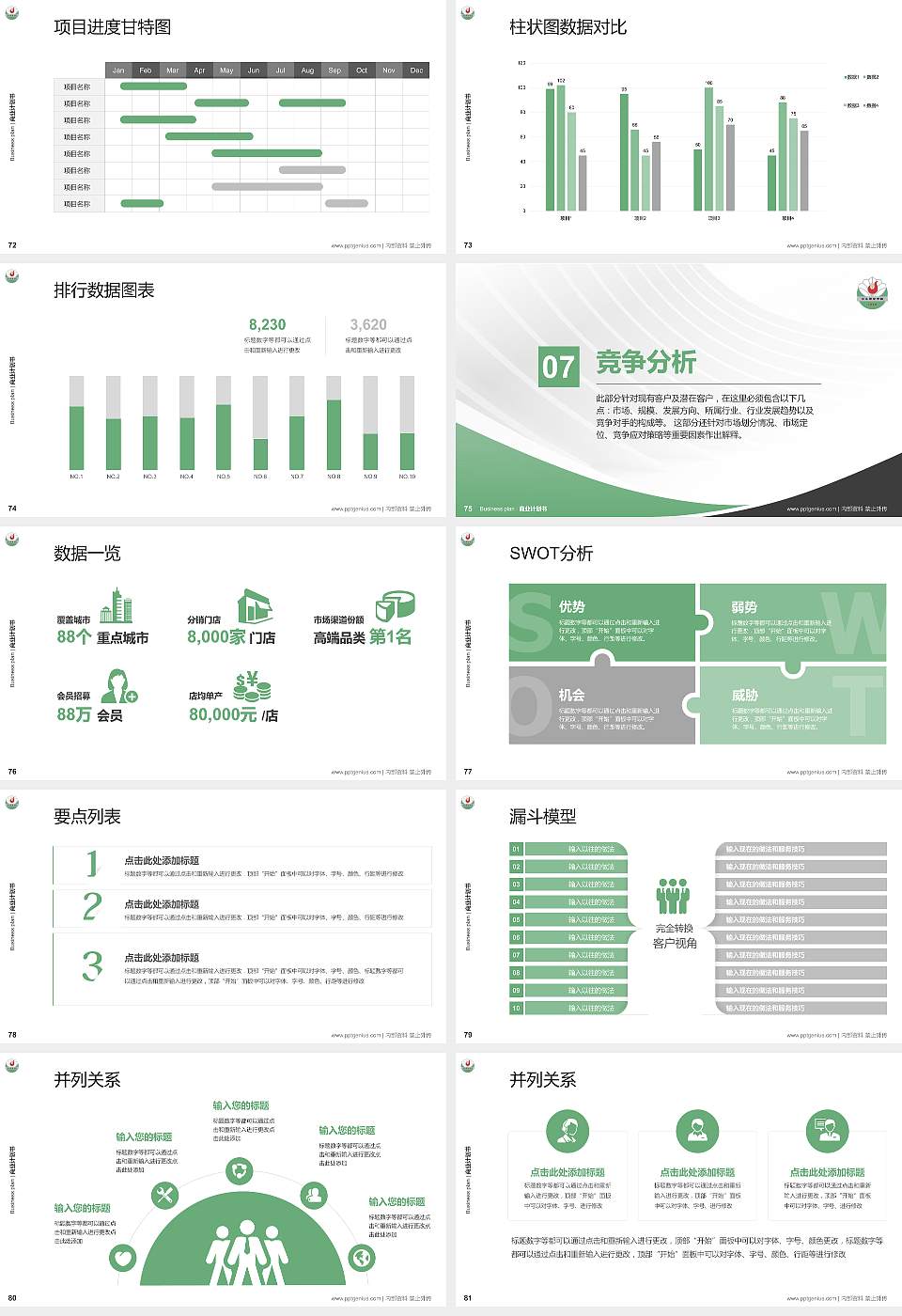 泊头职业学院专用全国大学生互联网+创新创业大赛计划书/路演/网评PPT模板16:9格式幻灯片预览图9