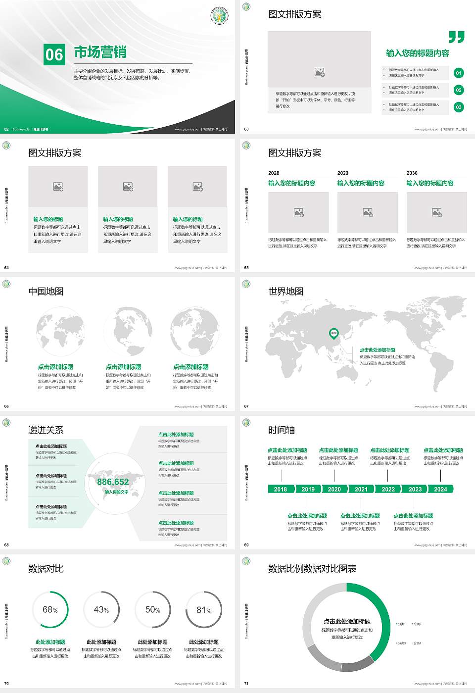 长垣烹饪职业技术学院专用全国大学生互联网+创新创业大赛计划书/路演/网评PPT模板16:9格式幻灯片预览图8
