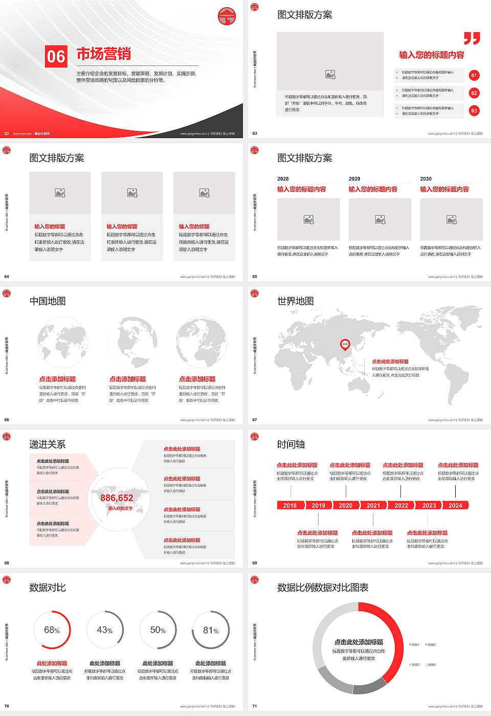 岭南大学专用全国大学生互联网+创新创业大赛计划书/路演/网评PPT模板16:9格式幻灯片预览图8
