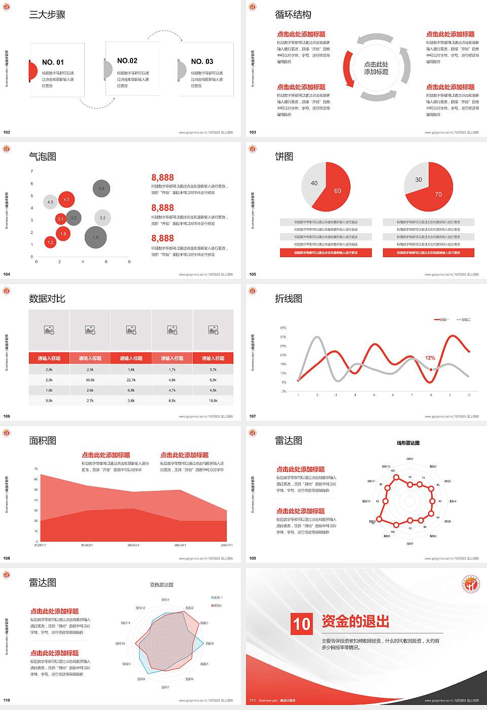 黑龙江商业职业学院专用全国大学生互联网+创新创业大赛计划书/路演/网评PPT模板16:9格式幻灯片预览图12
