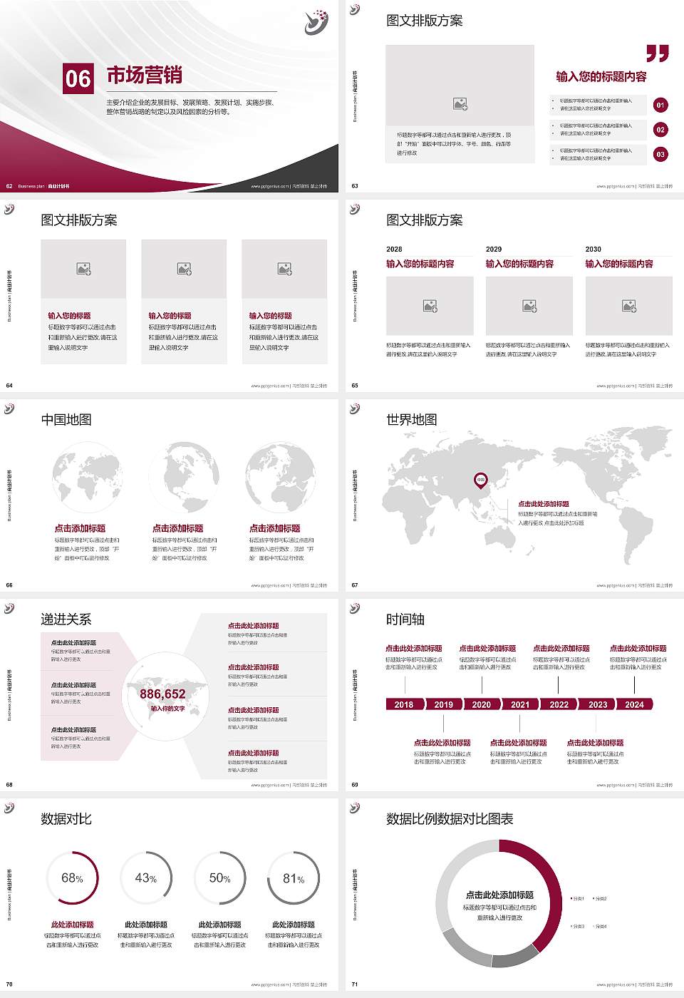 哈尔滨职业技术学院专用全国大学生互联网+创新创业大赛计划书/路演/网评PPT模板16:9格式幻灯片预览图8