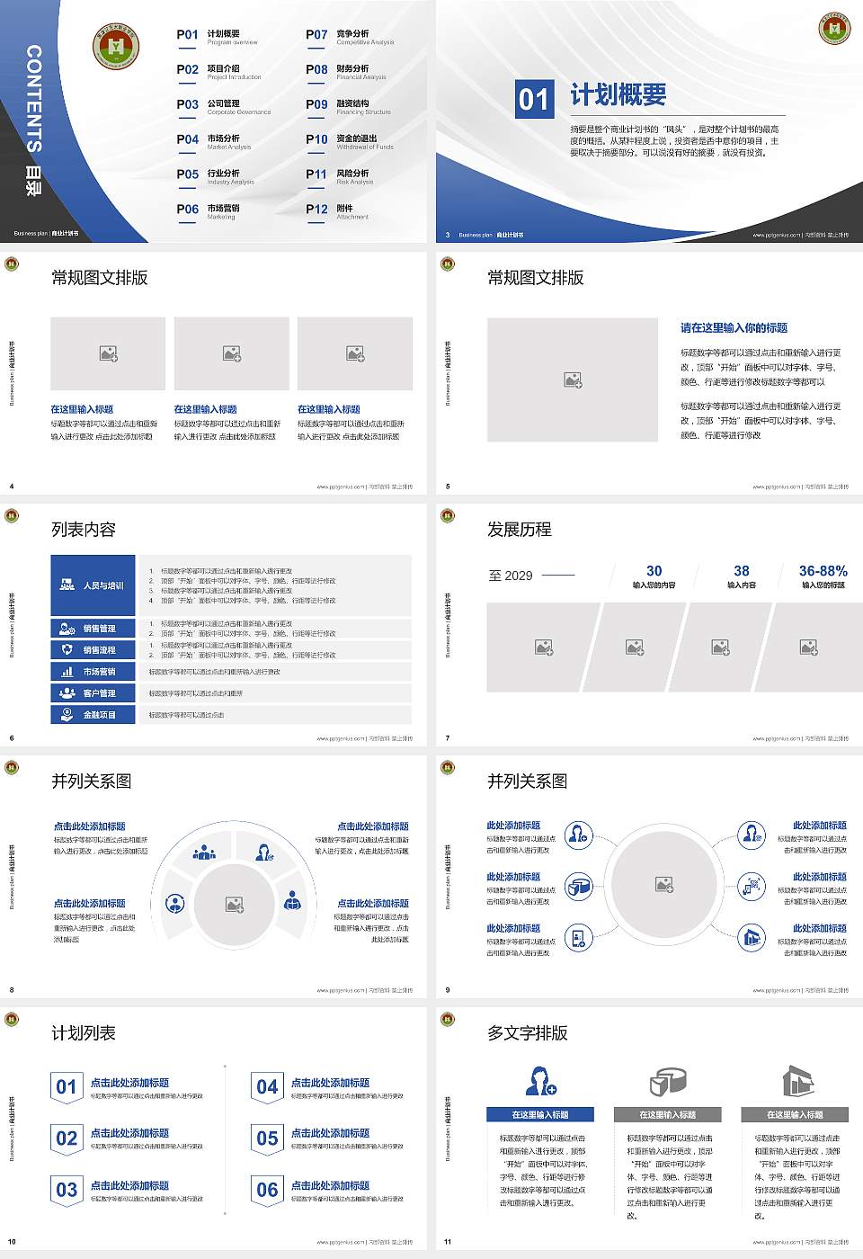 黑龙江艺术职业学院专用全国大学生互联网+创新创业大赛计划书/路演/网评PPT模板16:9格式幻灯片预览图2