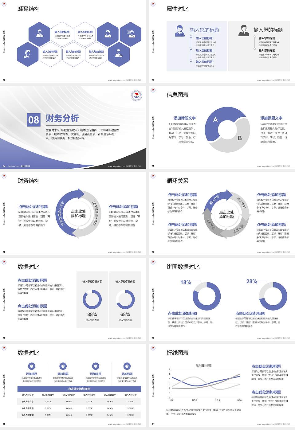 齐齐哈尔工程学院专用全国大学生互联网+创新创业大赛计划书/路演/网评PPT模板16:9格式幻灯片预览图10