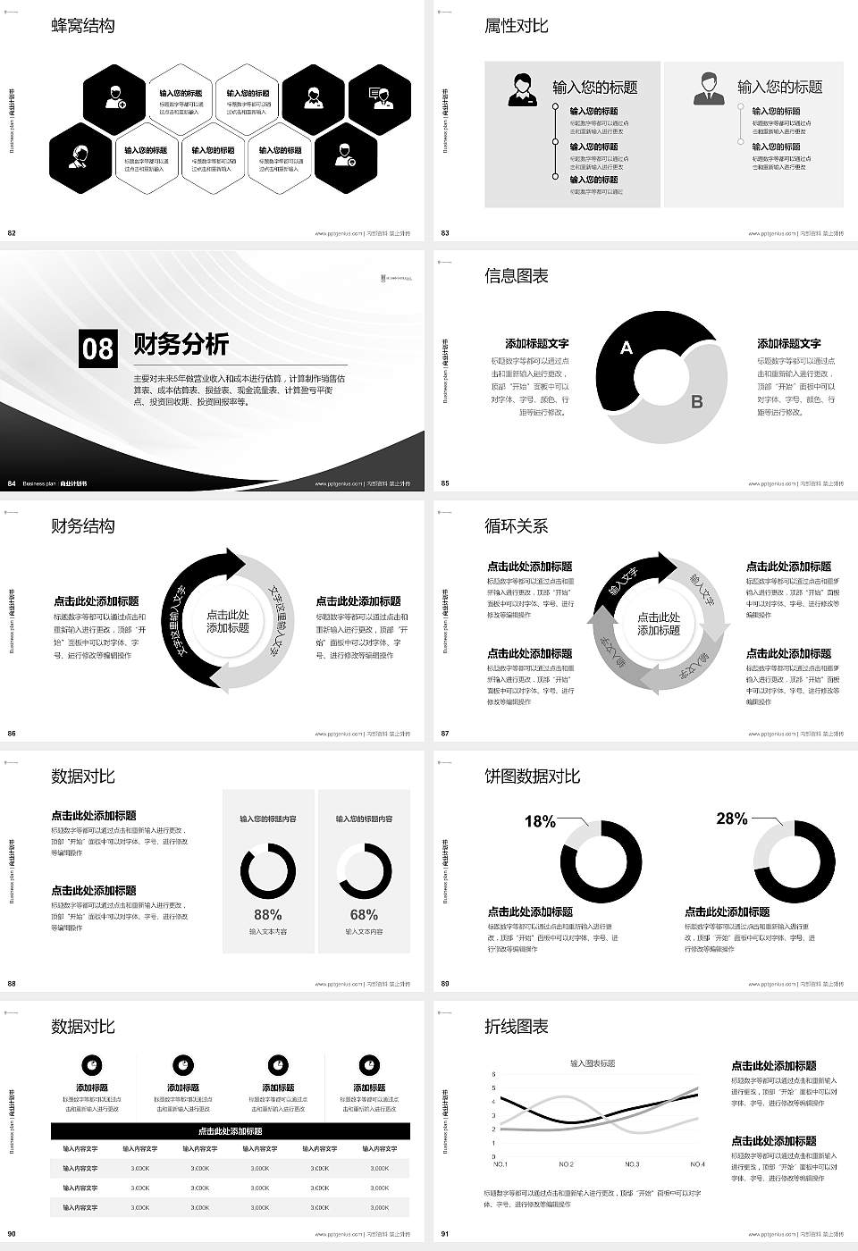 香港大学圣约翰学院专用全国大学生互联网+创新创业大赛计划书/路演/网评PPT模板16:9格式幻灯片预览图10