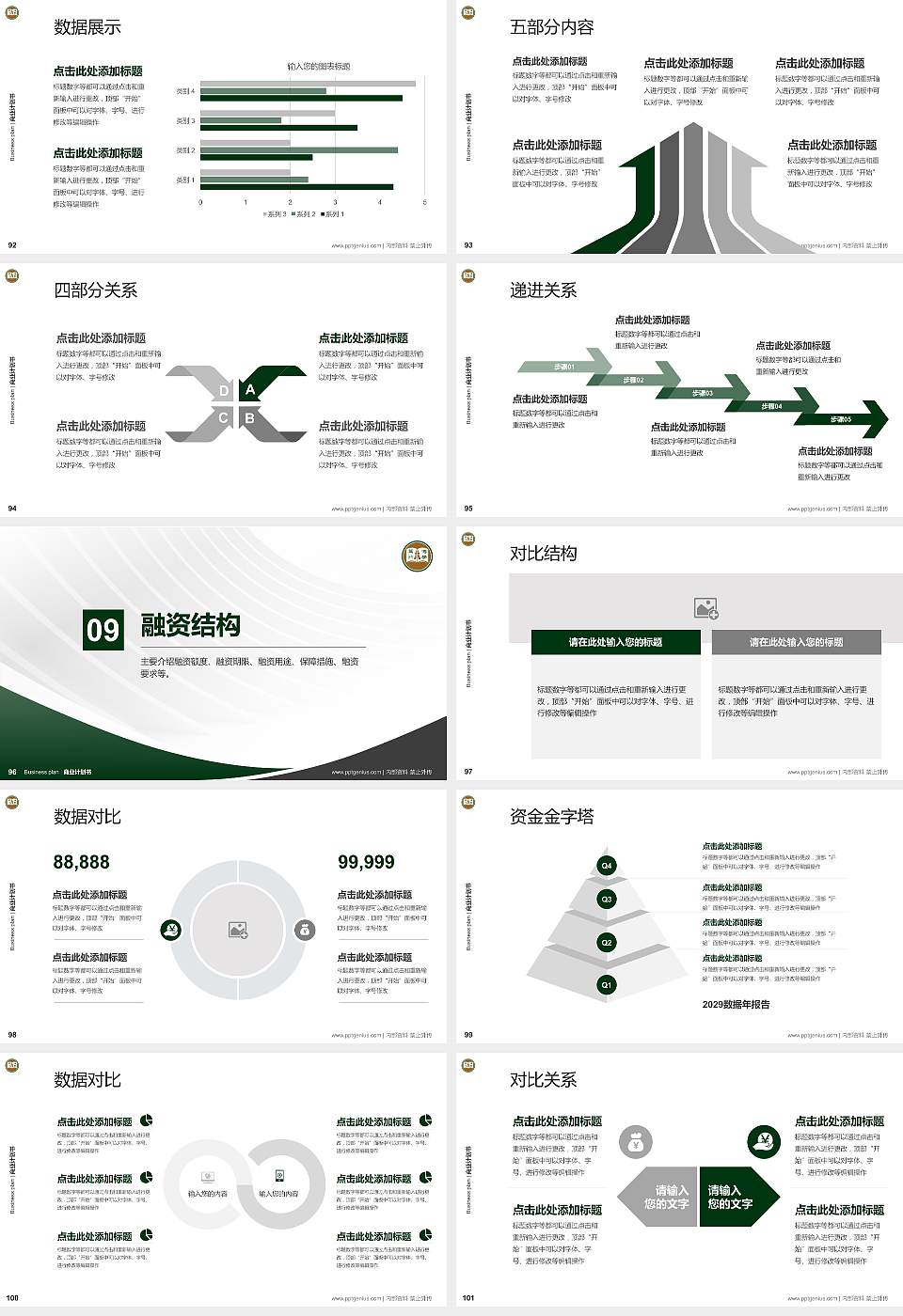 香港恒生大学专用全国大学生互联网+创新创业大赛计划书/路演/网评PPT模板16:9格式幻灯片预览图11