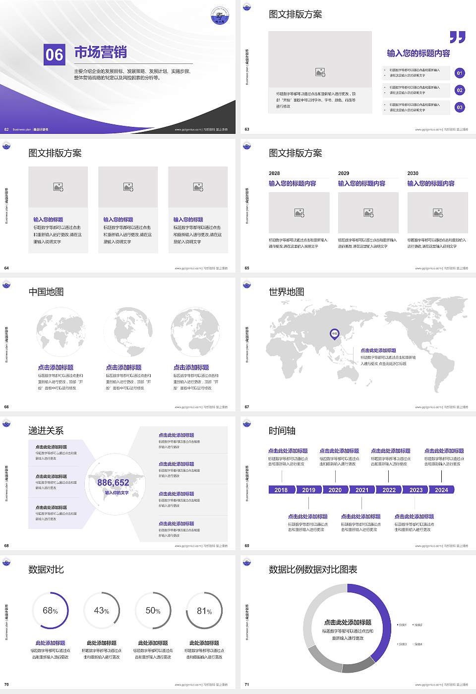 哈尔滨工程技术职业学院专用全国大学生互联网+创新创业大赛计划书/路演/网评PPT模板16:9格式幻灯片预览图8