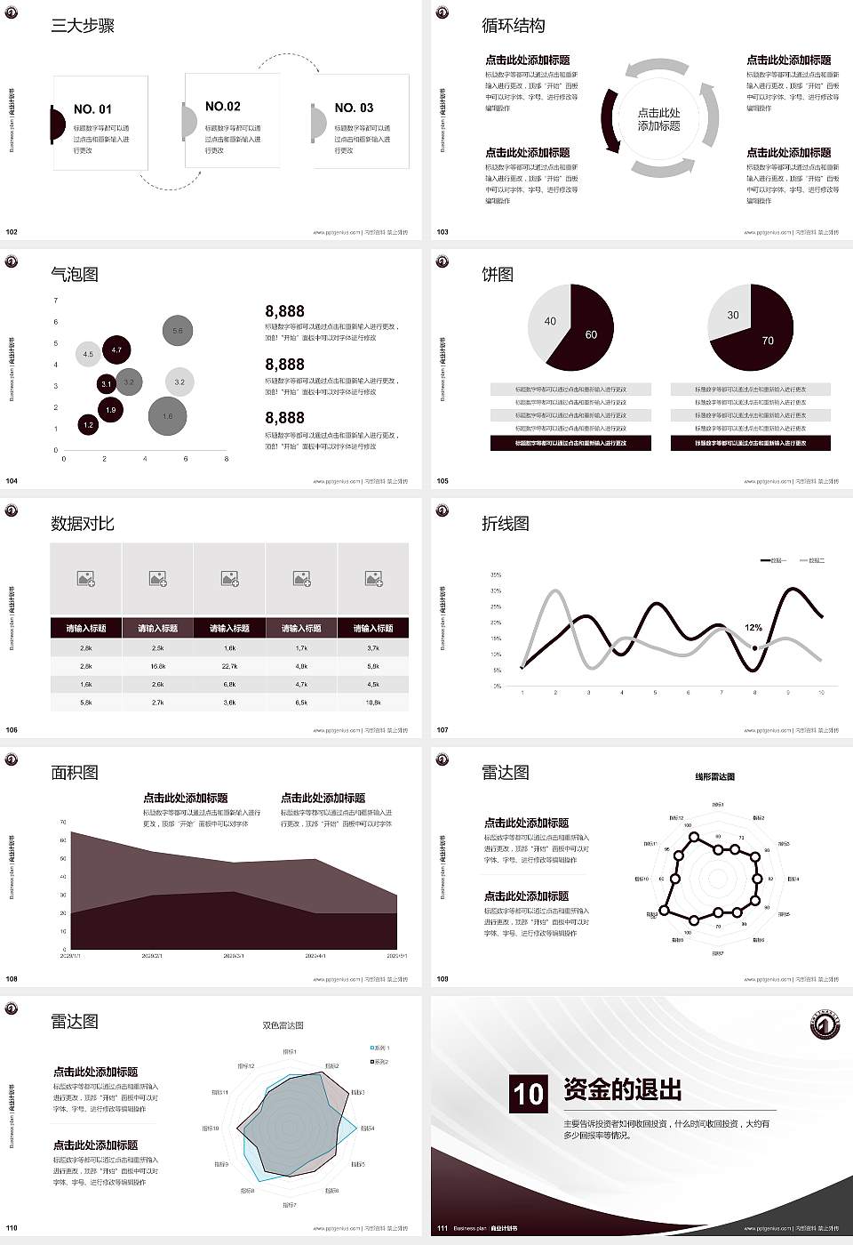 青海高等职业技术学院专用全国大学生互联网+创新创业大赛计划书/路演/网评PPT模板16:9格式幻灯片预览图12