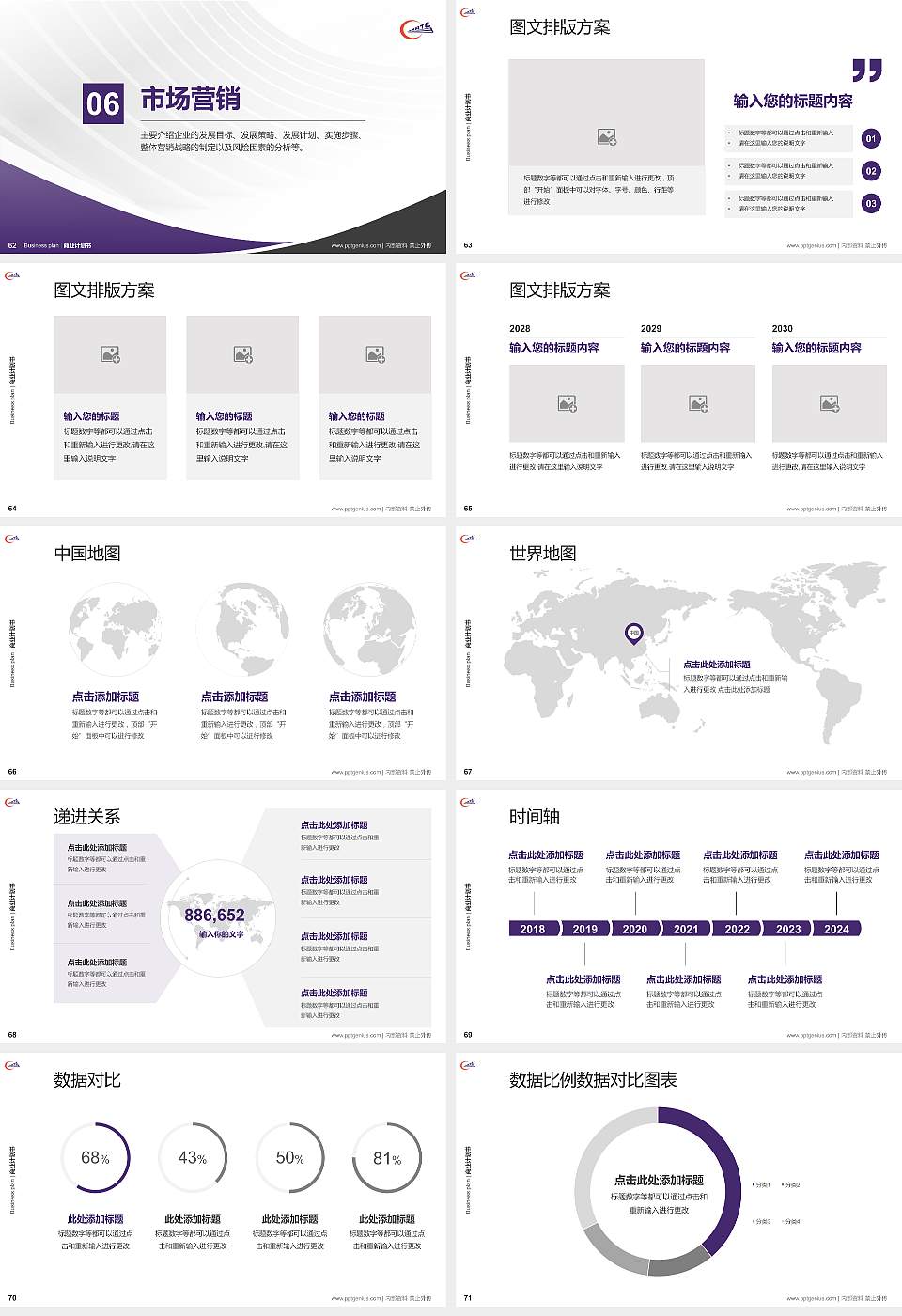 哈尔滨铁道职业技术学院专用全国大学生互联网+创新创业大赛计划书/路演/网评PPT模板16:9格式幻灯片预览图8