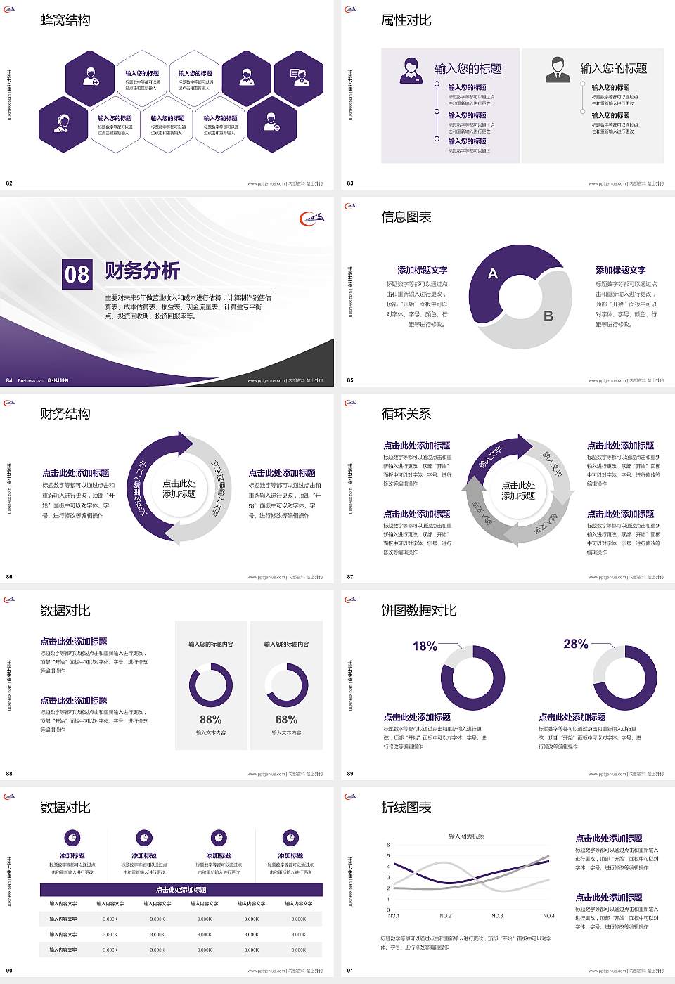 哈尔滨铁道职业技术学院专用全国大学生互联网+创新创业大赛计划书/路演/网评PPT模板16:9格式幻灯片预览图10