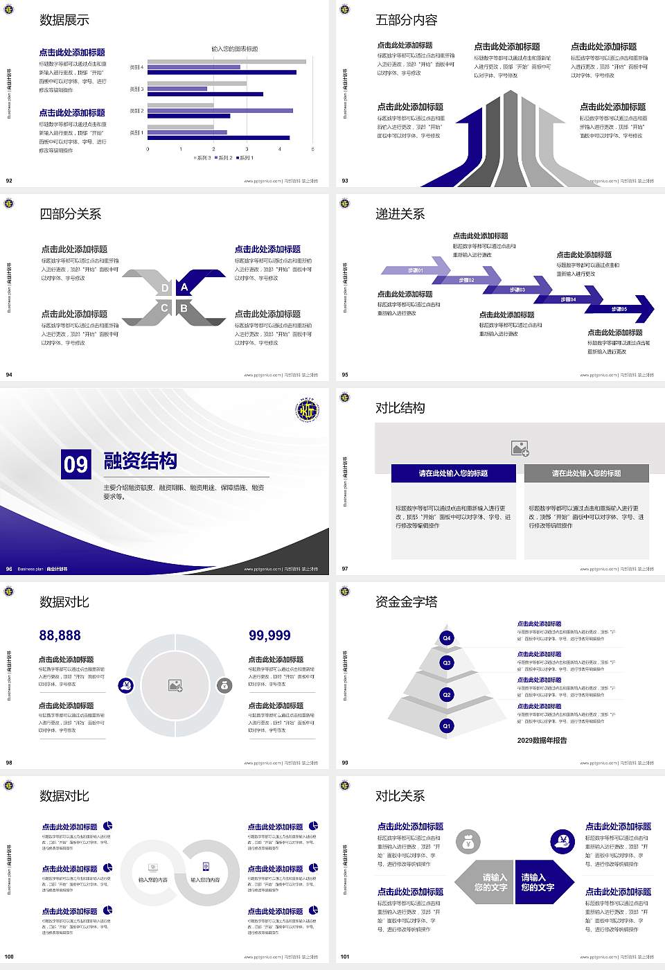 香港科技专上书院专用全国大学生互联网+创新创业大赛计划书/路演/网评PPT模板16:9格式幻灯片预览图11