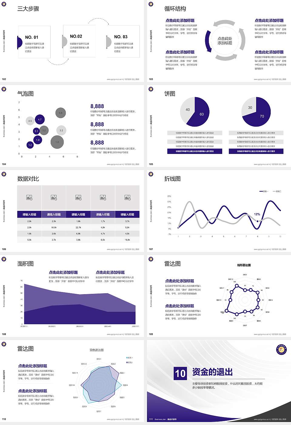 佳木斯职业学院专用全国大学生互联网+创新创业大赛计划书/路演/网评PPT模板16:9格式幻灯片预览图12