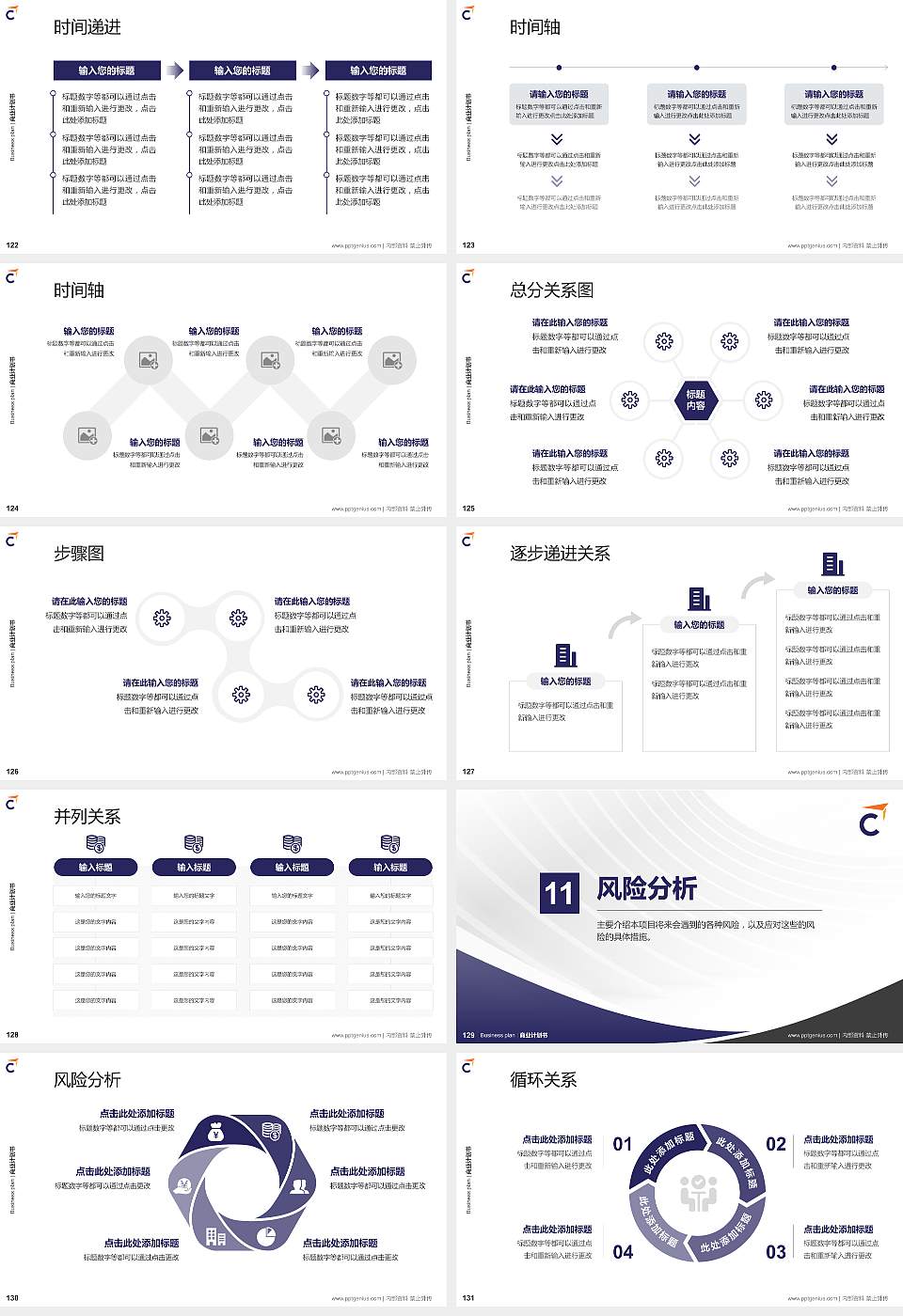 香港专业进修学校专用全国大学生互联网+创新创业大赛计划书/路演/网评PPT模板16:9格式幻灯片预览图14