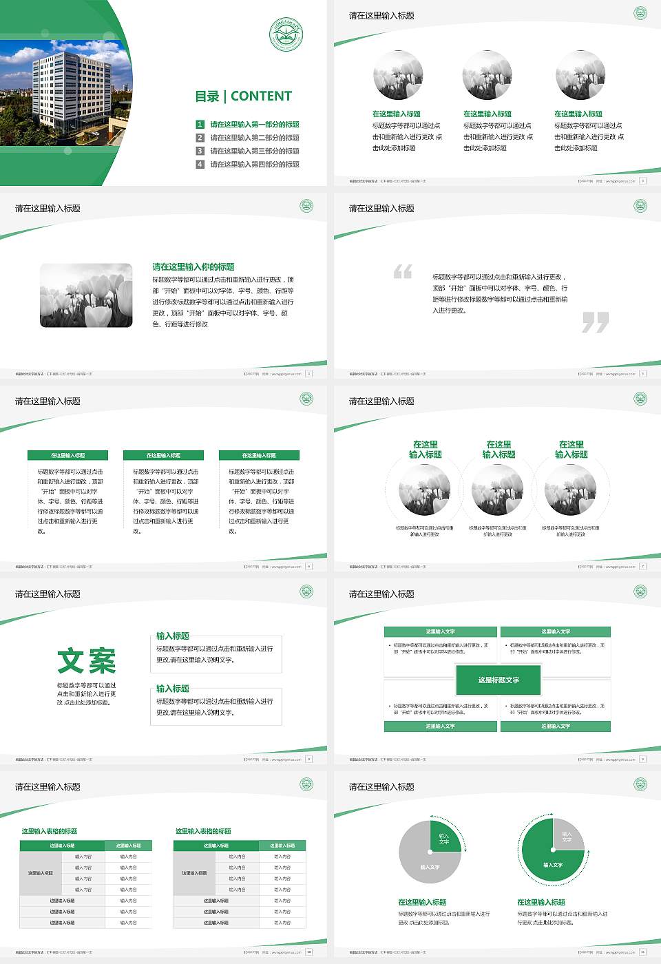 上海现代化工职业学院毕业论文答辩PPT模板下载16:9格式幻灯片预览图2