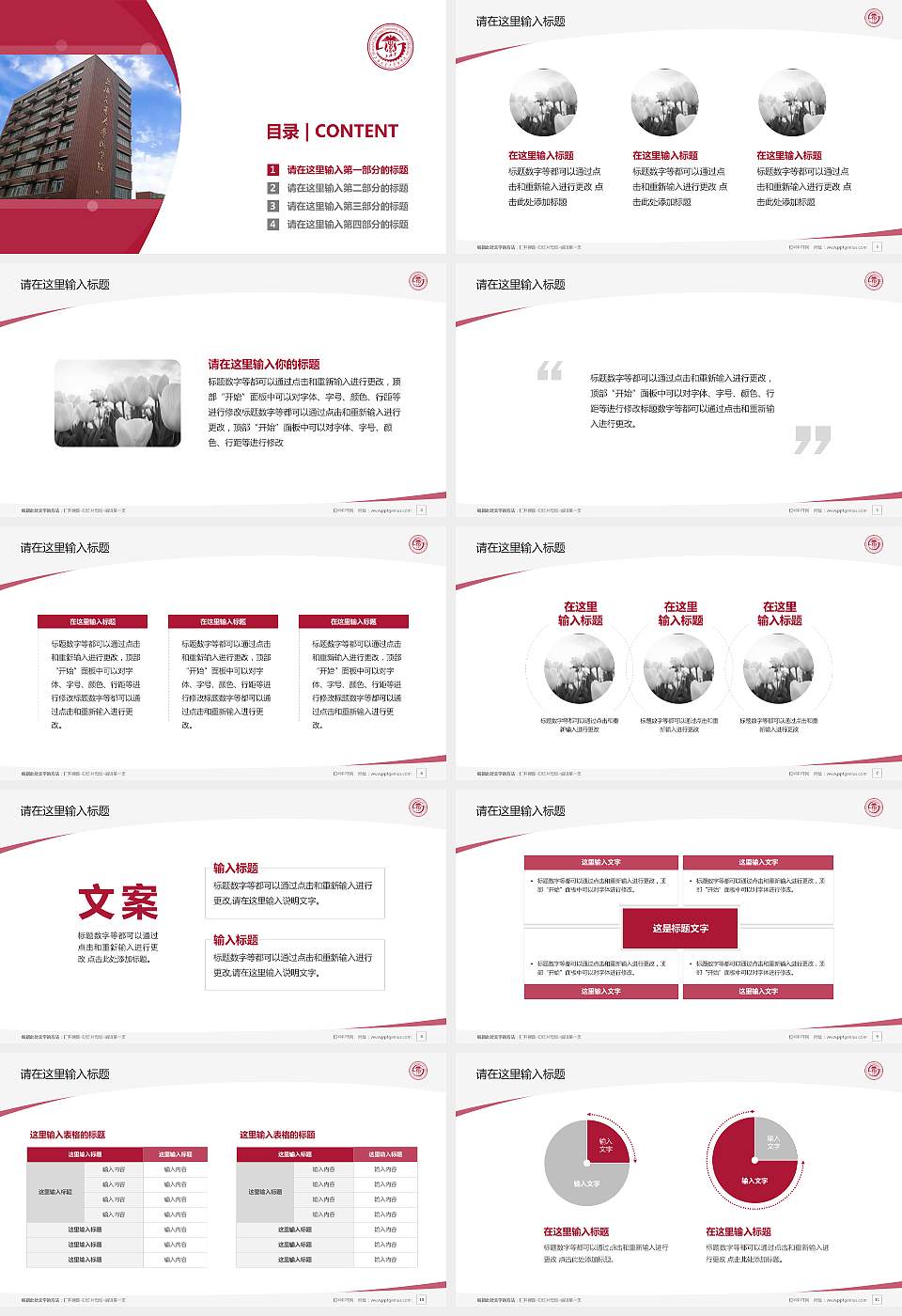 上海交通大学医学院毕业论文答辩PPT模板下载16:9格式幻灯片预览图2