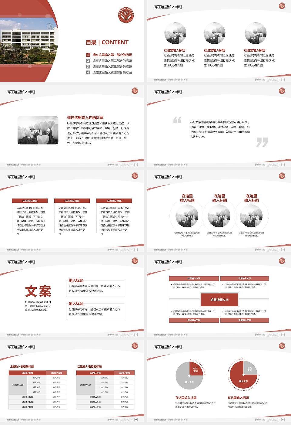 云南能源职业技术学院毕业论文答辩PPT模板下载16:9格式幻灯片预览图2