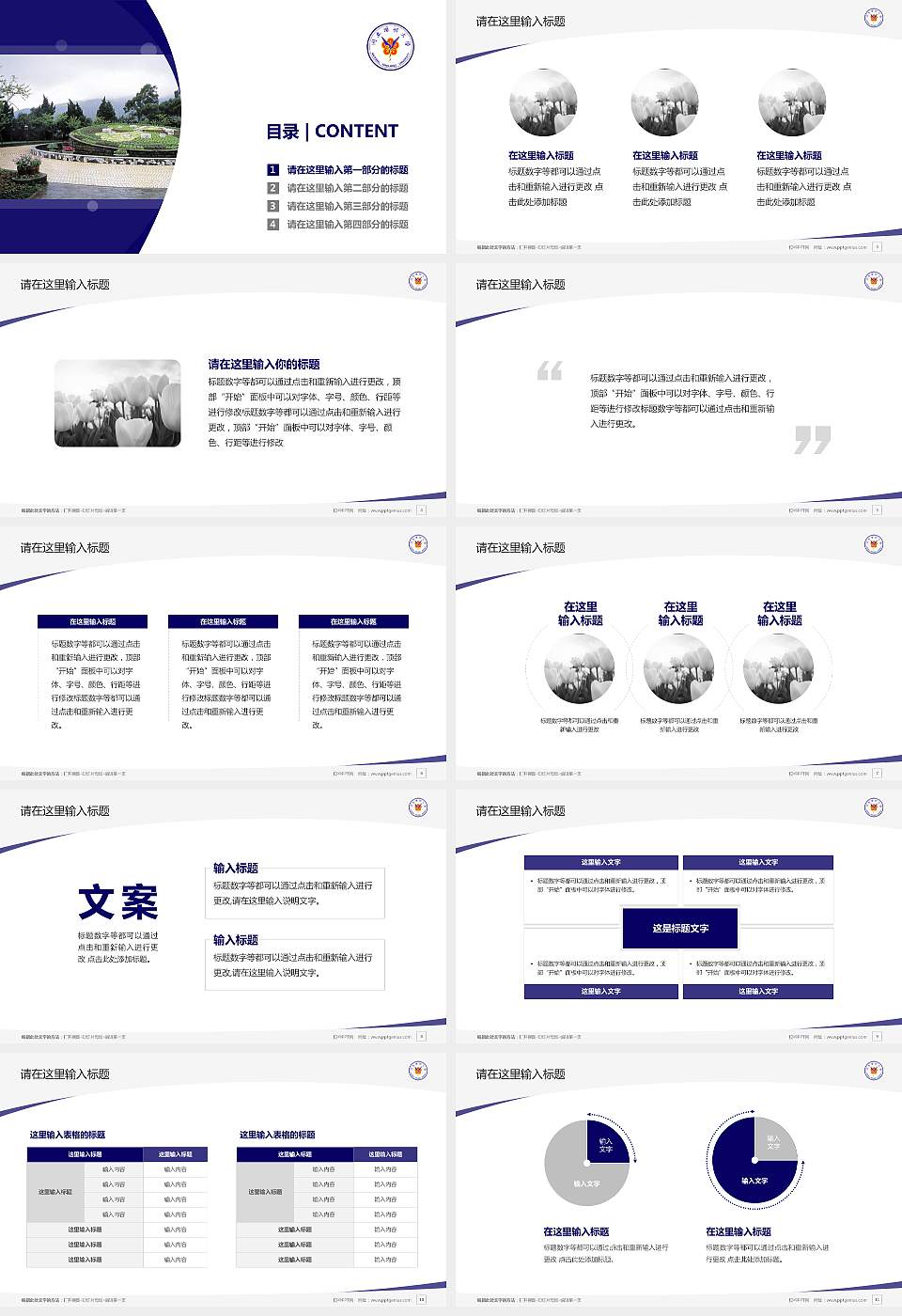 台湾阳明大学毕业论文答辩PPT模板下载16:9格式幻灯片预览图2