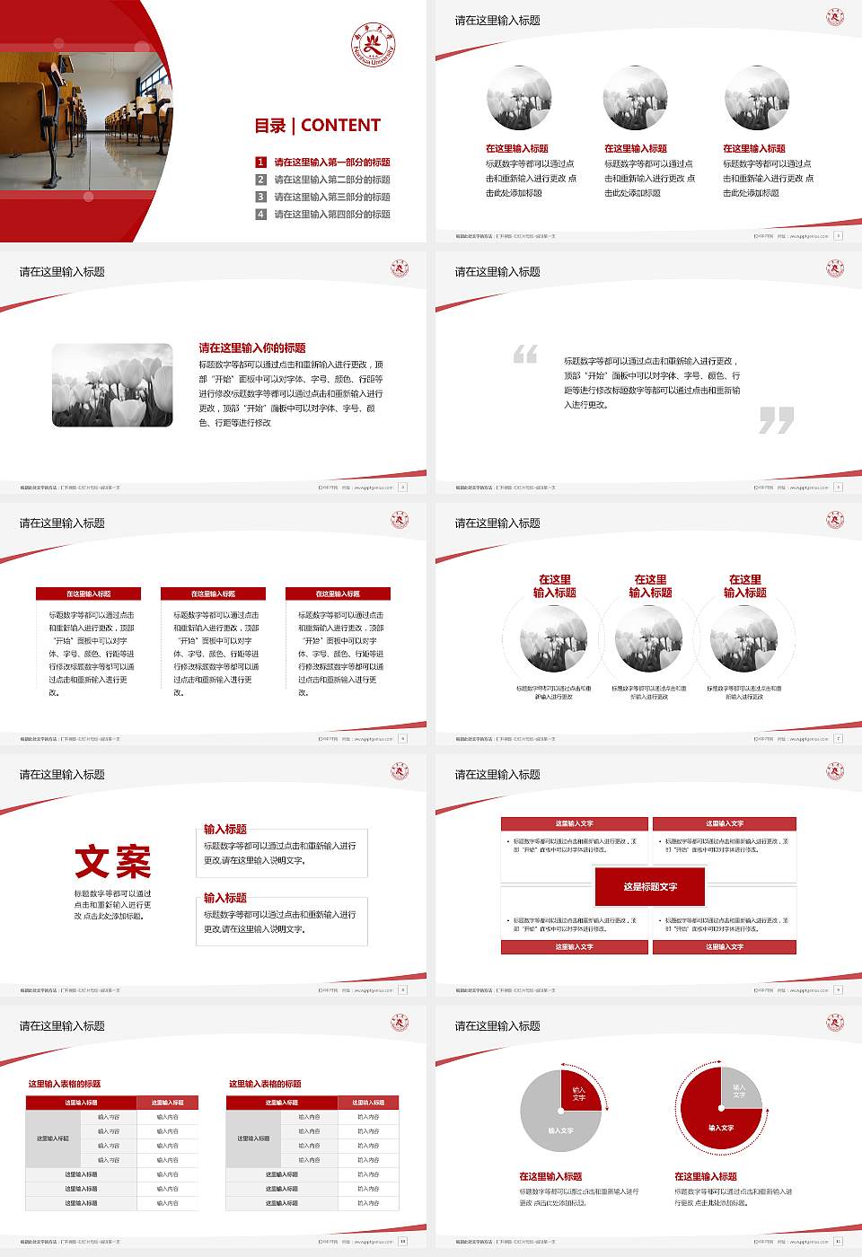 台湾南华大学毕业论文答辩PPT模板下载16:9格式幻灯片预览图2