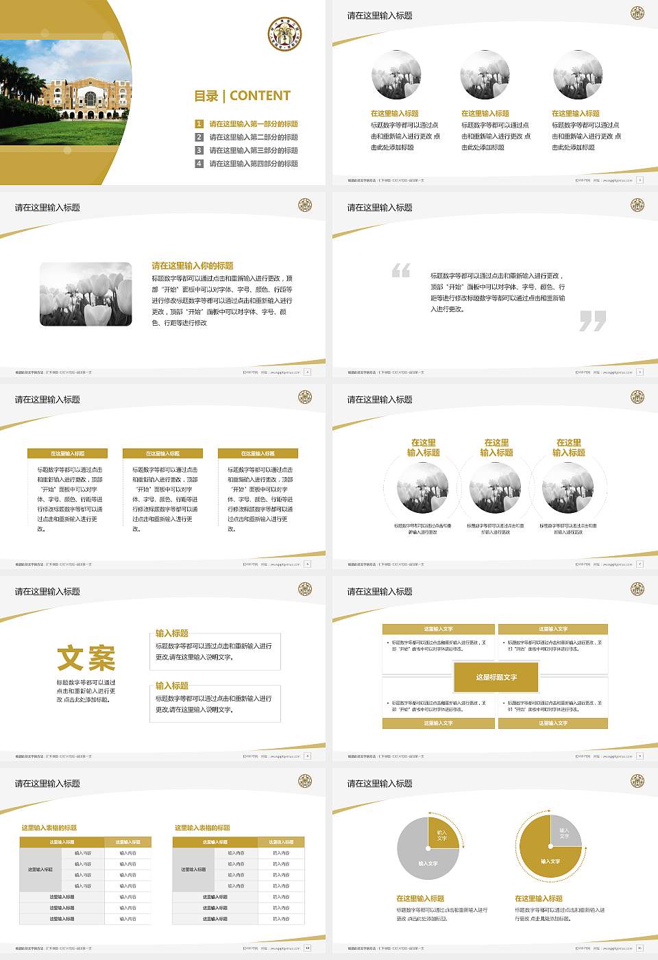 台湾大学毕业论文答辩PPT模板下载16:9格式幻灯片预览图2