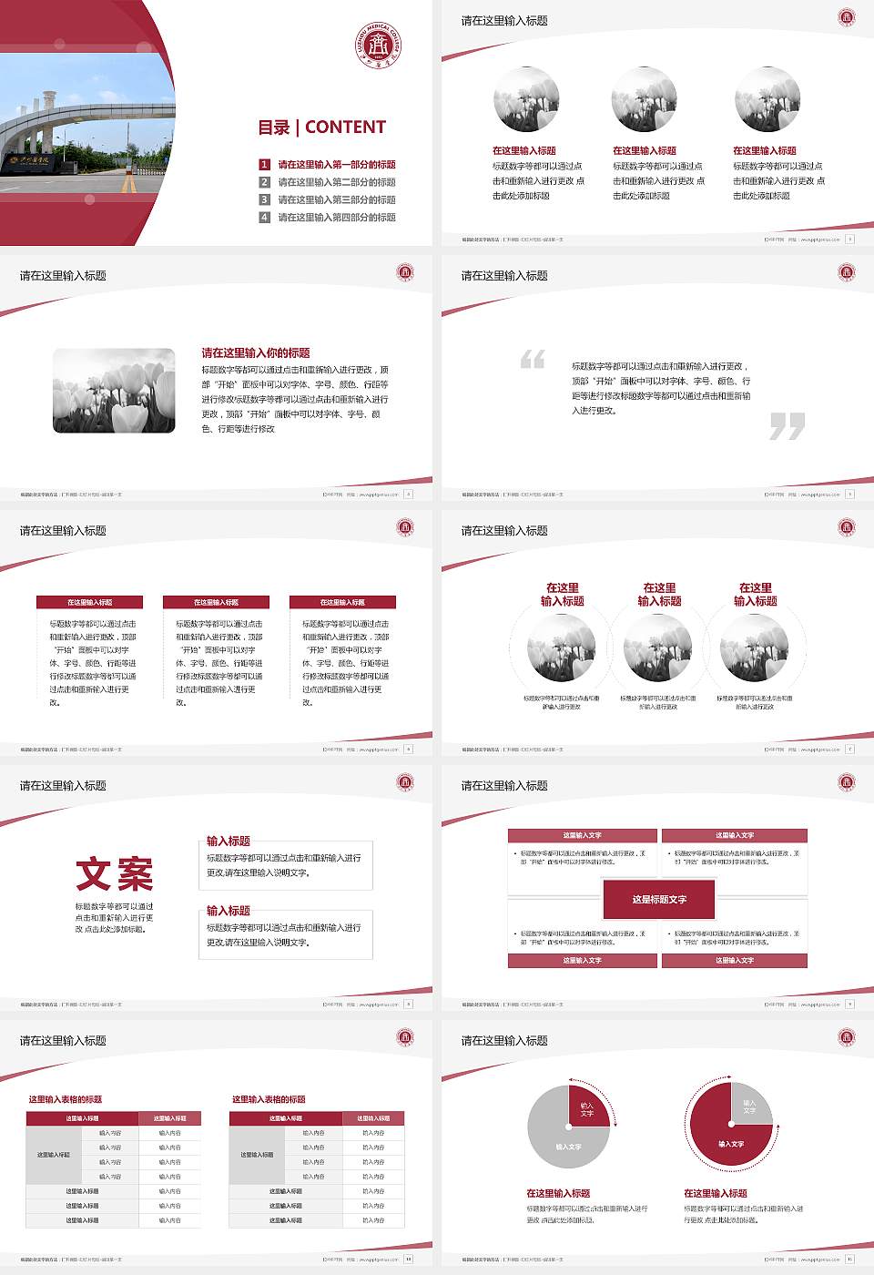 泸州医学院毕业论文答辩PPT模板下载16:9格式幻灯片预览图2