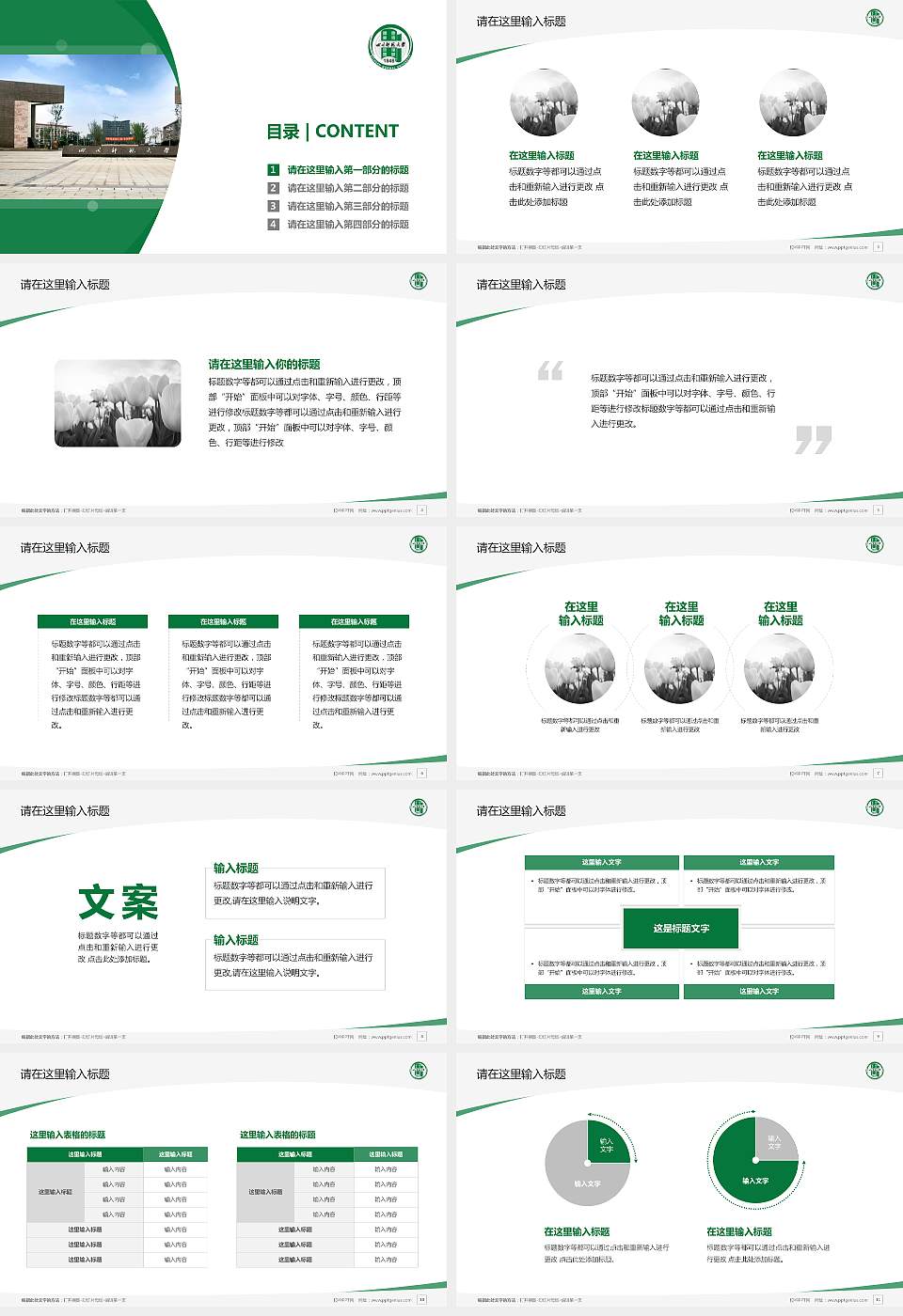 四川师范大学毕业论文答辩PPT模板下载16:9格式幻灯片预览图2