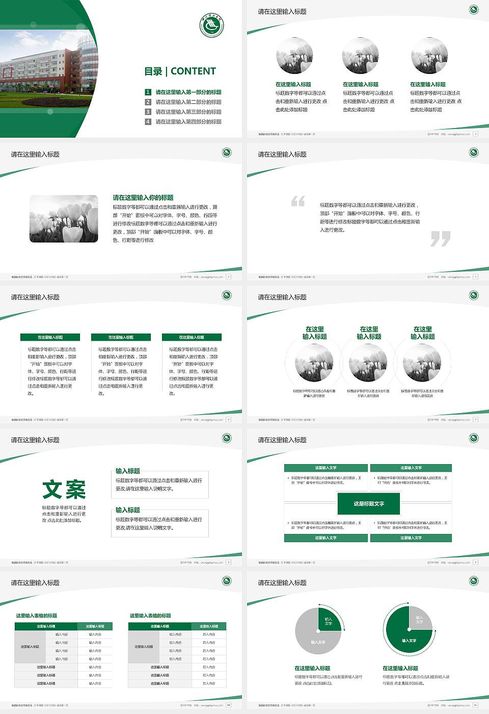 四川理工学院毕业论文答辩PPT模板下载16:9格式幻灯片预览图2